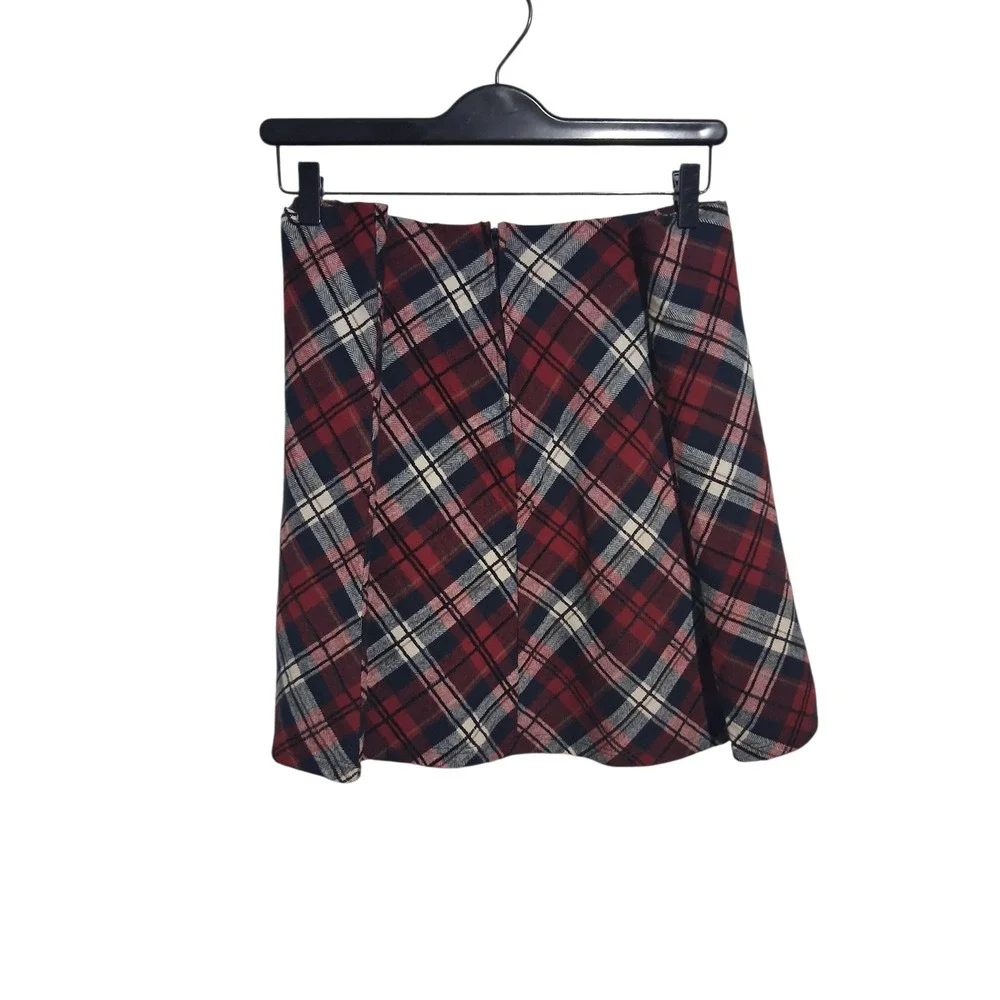Arula Plaid Academia Varsity Heritage Women's Plus size 3X Flannel Mini Skirt